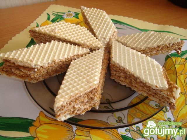 Wafle z krówką Wafle z krówką