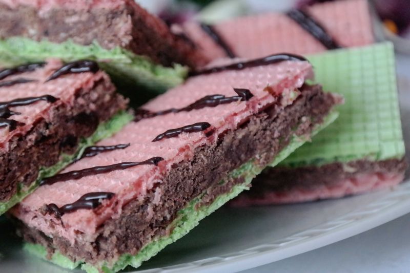 Wafle z masą z mleka w proszku (wersja II) Wafle z masą z mleka w proszku (wersja II)