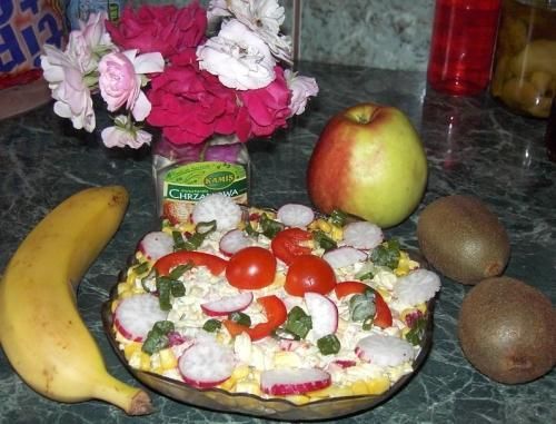 Wakacyjna sałatka z makaronem