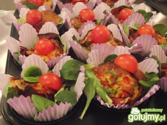 Walentynkowa mini frittata Walentynkowa mini frittata