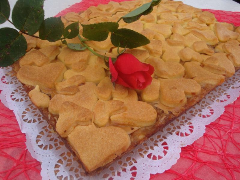 Walentynkowa szarlotka Walentynkowa szarlotka