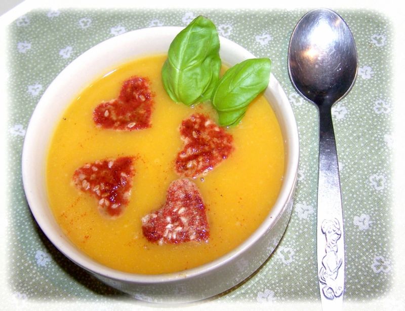 Walentynkowa zupa dyniowa 