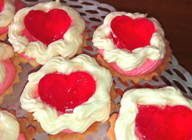 Walentynkowe babeczki