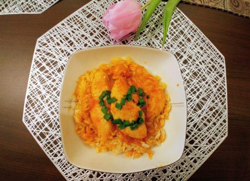 Walentynkowe curry z kurczaka i mango