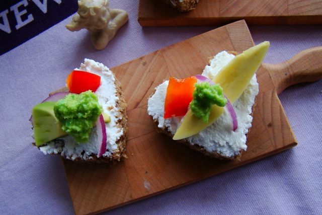 Walentynkowe kanapeczki   Walentynkowe kanapeczki