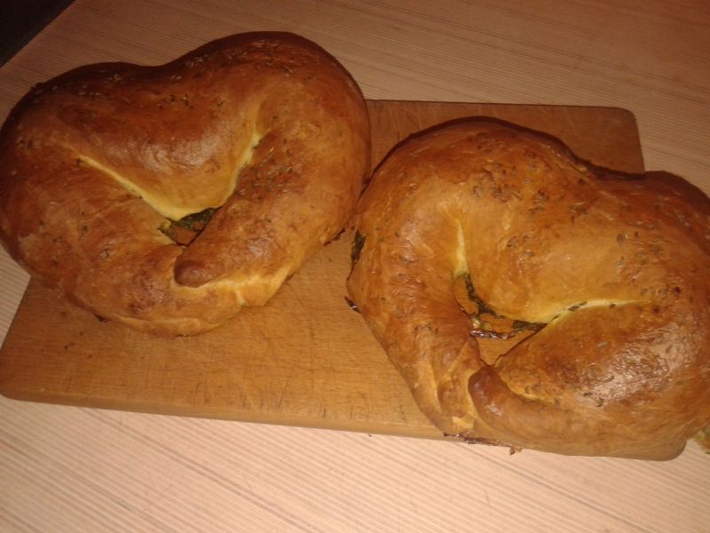 Walentynkowe serca ze szpinakiem Walentynkowe serca ze szpinakiem