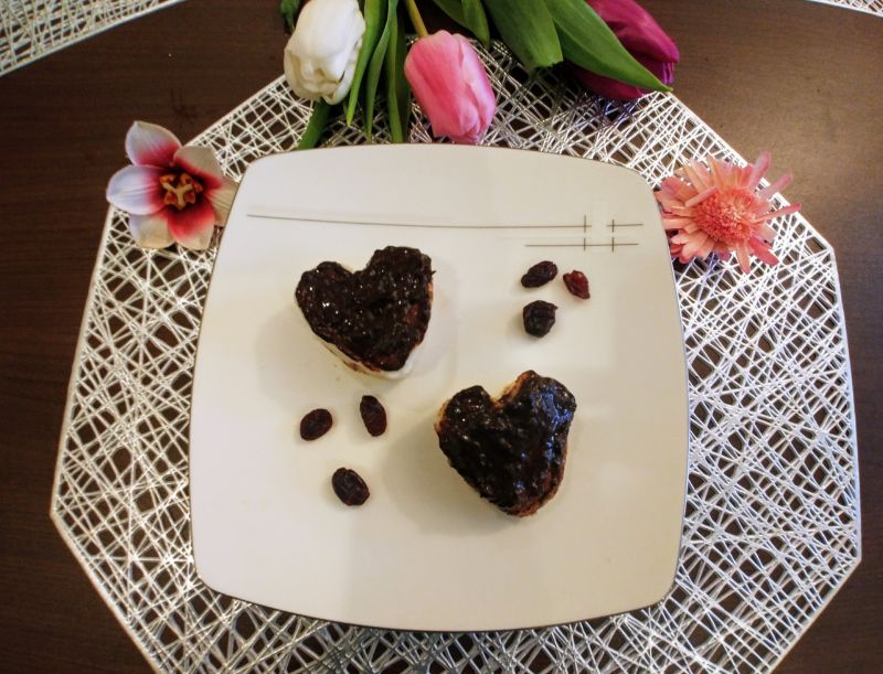 Walentynkowe serduszka a'la bounty Walentynkowe serduszka a'la bounty