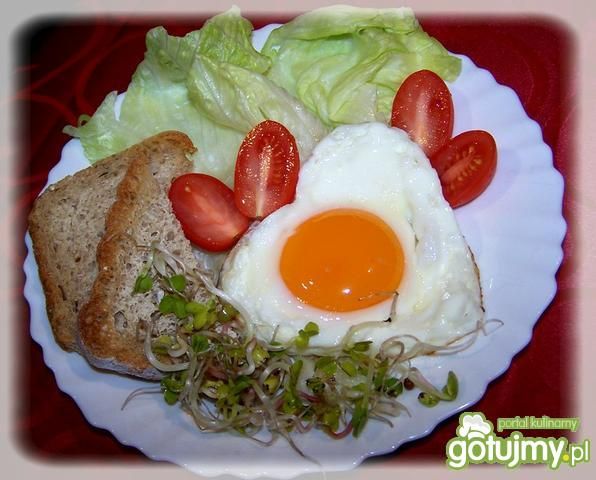 Walentynkowe śniadanko.