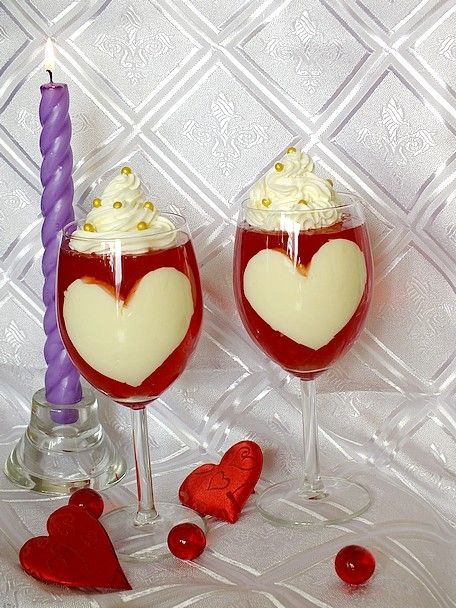 Walentynkowy deser Kocham Cię Walentynkowy deser Kocham Cię