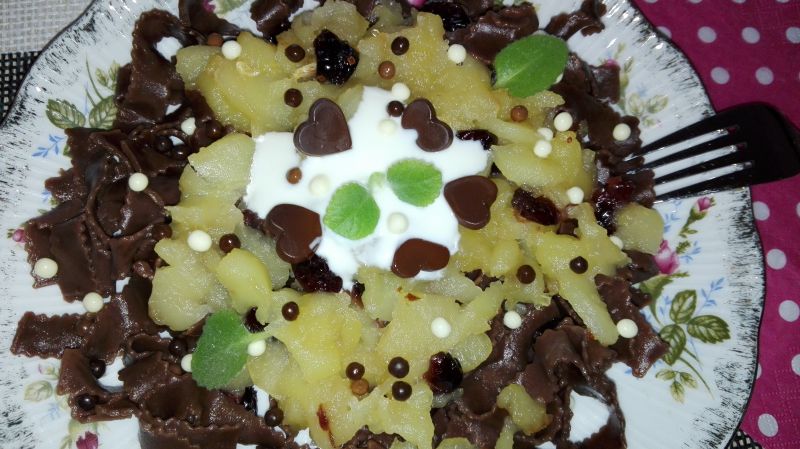 Walentynkowy makaron na ciepło