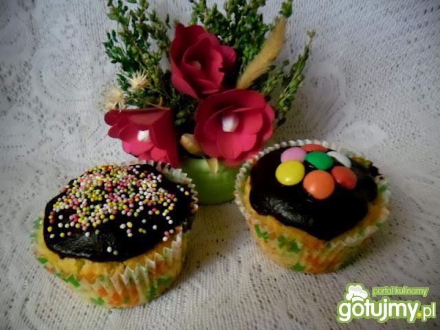 Waniliowe mufiny z dżemem Waniliowe mufiny z dżemem