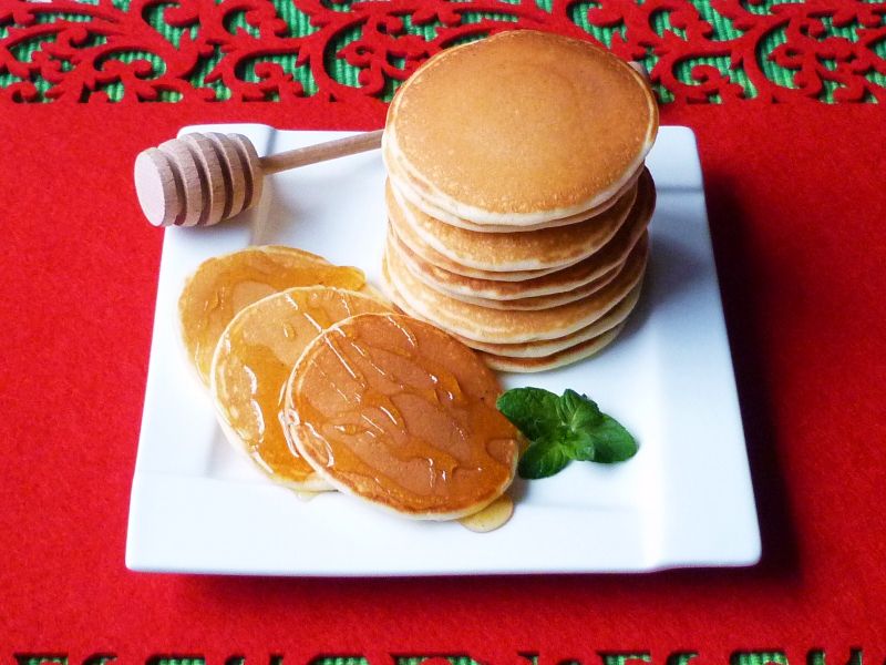 Waniliowe pancakes