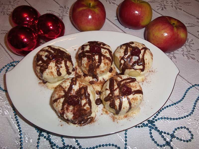 Waniliowo-cynamonowe wigilijne jabłuszka