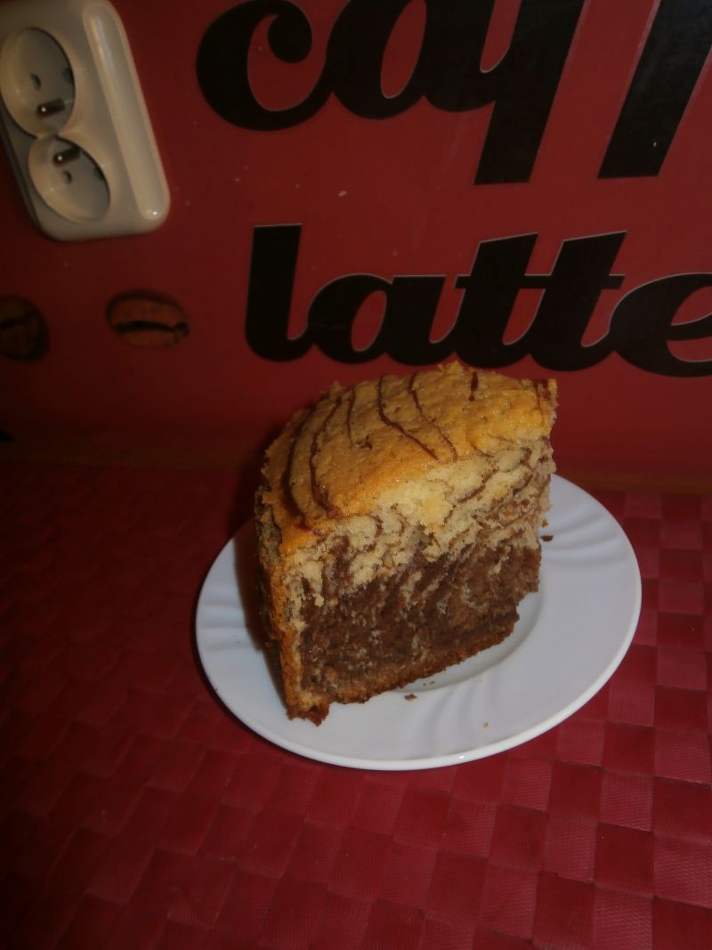 Waniliowo - kakaowa babka zebra