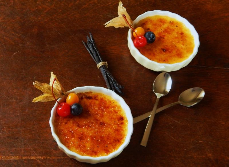Waniliowy crème brûlée Waniliowy crème brûlée