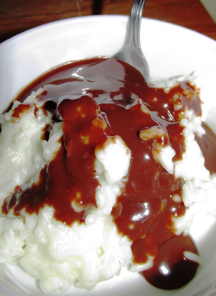 Waniliowy ryż w polewie czekoladowej Waniliowy ryż w polewie czekoladowej