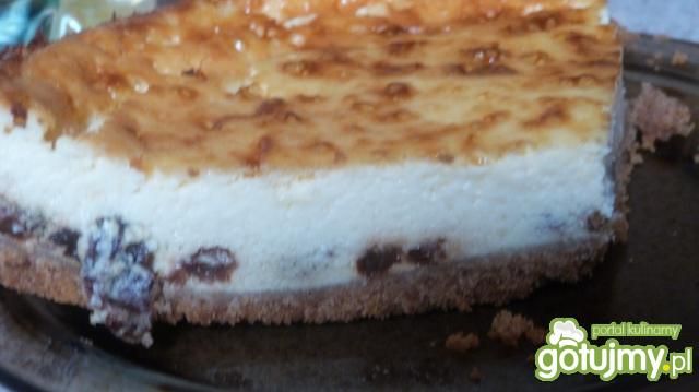 Waniliowy sernik na ciasteczkach Waniliowy sernik na ciasteczkach