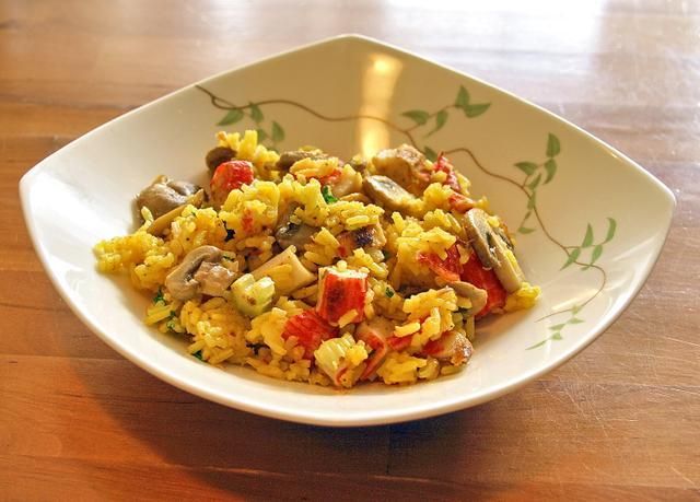 wariacje na temat ryżu z pieczarkami II