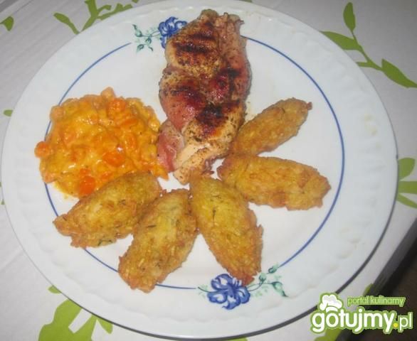 Warkocz z kurczaka i szynki parmeńskiej Warkocz z kurczaka i szynki parmeńskiej