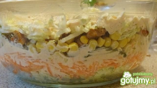 Warstwowa gyros z indykiem