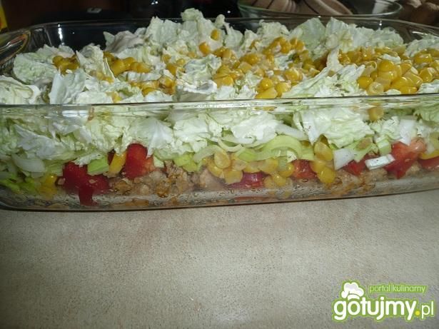 warstwowa sałatka