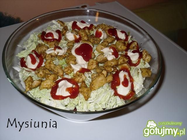 Warstwowa z kurczakiem. Warstwowa z kurczakiem.