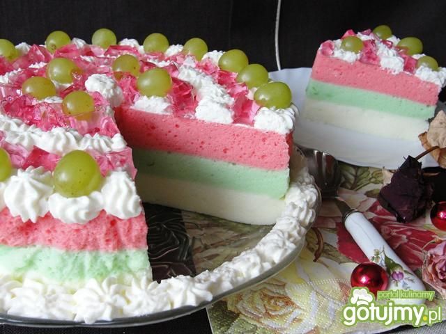 Warstwowy torcik na zimno Warstwowy torcik na zimno