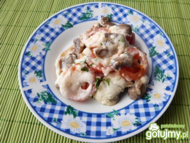 Warzywa duszone w sosie śmietanowym