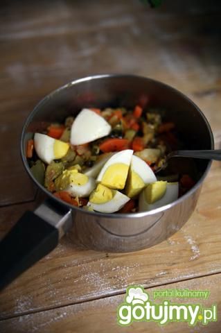 Warzywa duszone z jajkiem Warzywa duszone z jajkiem