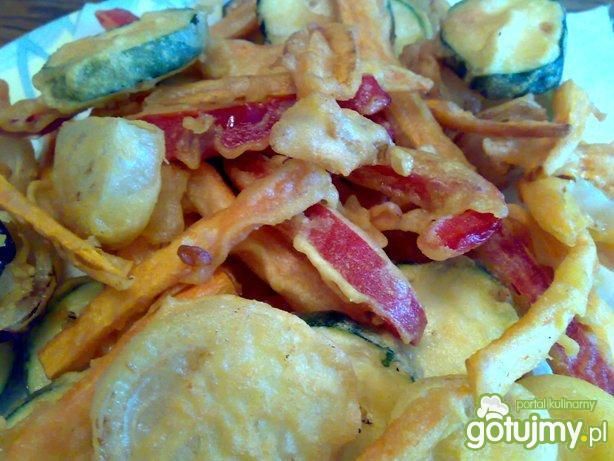 Warzywa w chrupiącej tempurze