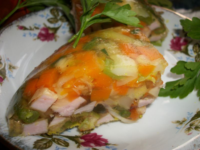 Warzywa w galaretce Warzywa w galaretce