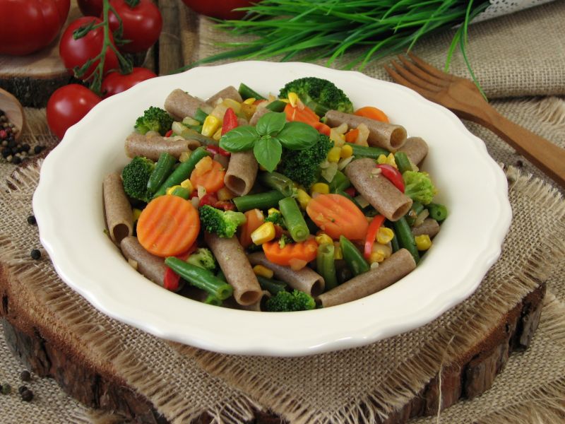 Warzywa z makaronem Warzywa z makaronem