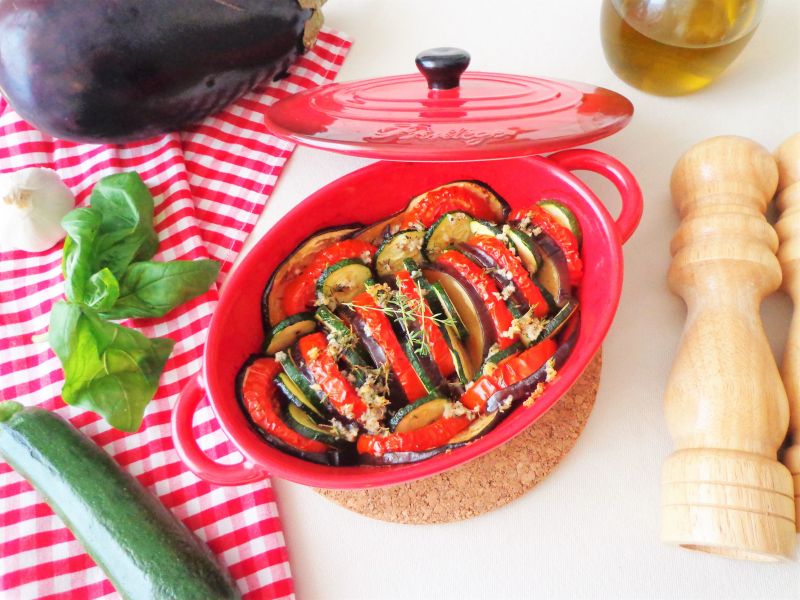 Warzywa zapiekane w aromatycznej oliwie Warzywa zapiekane w aromatycznej oliwie