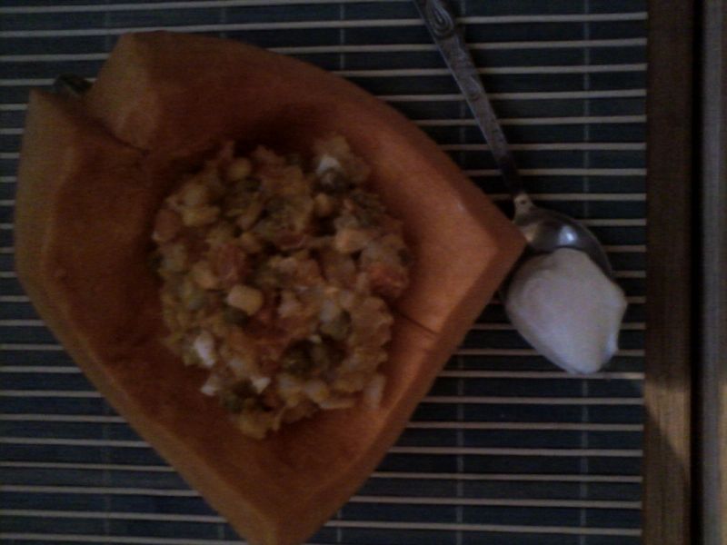 Warzywna sałatka z dynią