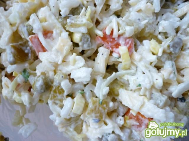 Warzywna sałatka  z ryżem Warzywna sałatka  z ryżem