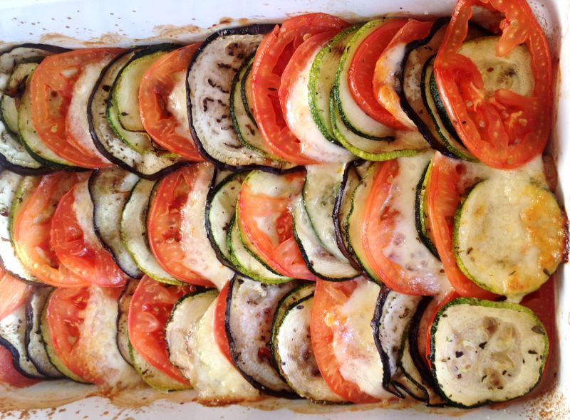 Warzywna zapiekanka we włoskim stylu