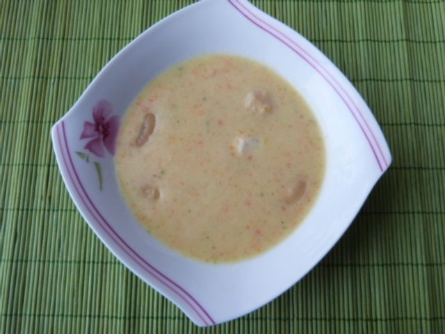 Warzywna zupa krem z fasolą Warzywna zupa krem z fasolą