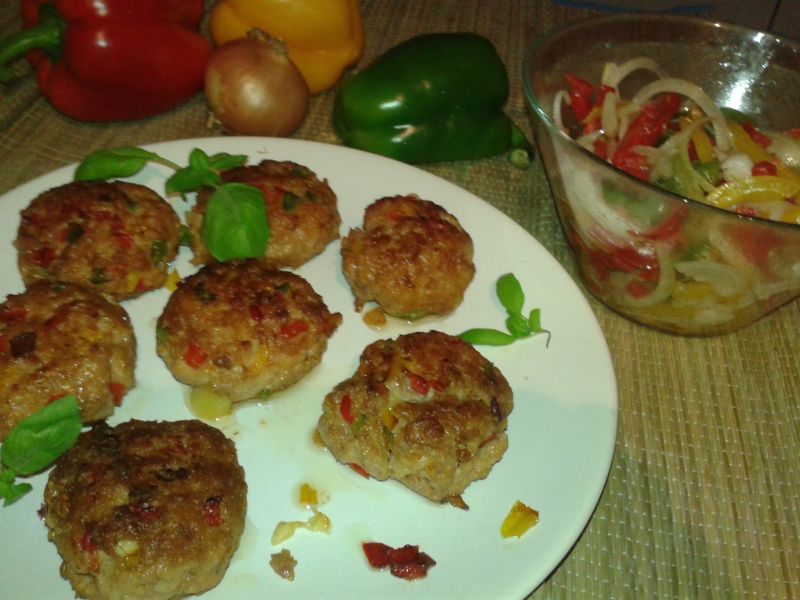 Warzywne kotleciki z serem