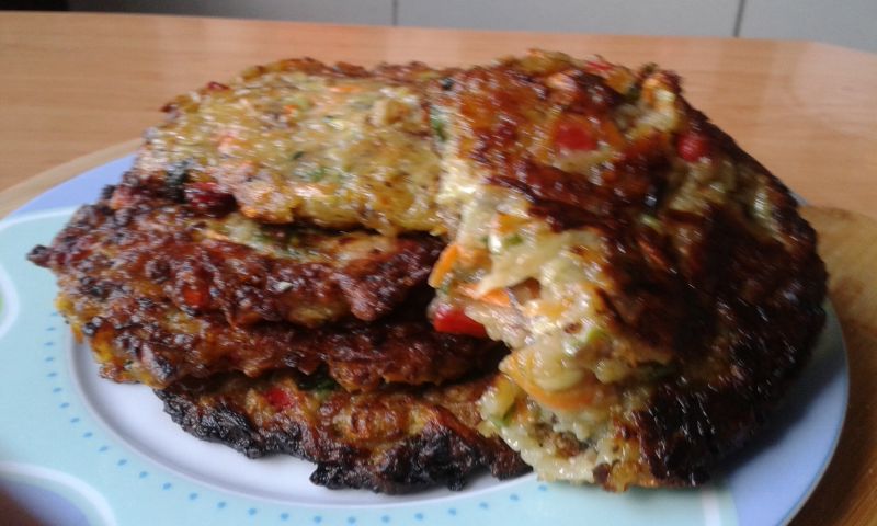 Warzywne placki z cukinią