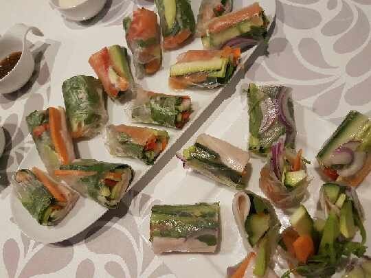 Warzywne Rollsy.