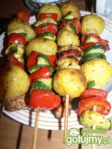 Warzywne szaszłyki  Warzywne szaszłyki