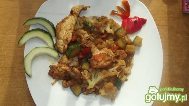 Warzywno drobiowa potrawka Warzywno drobiowa potrawka