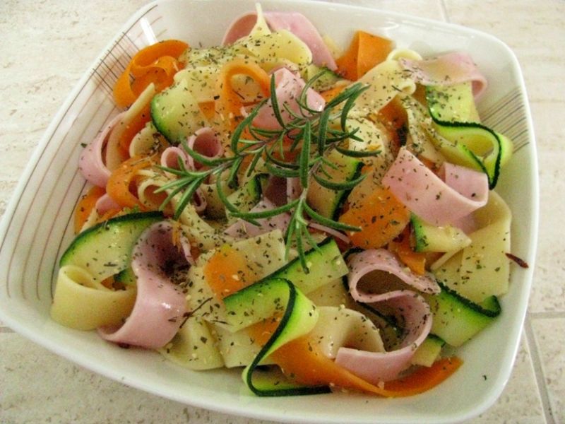 Warzywno - makaronowe pappardelle