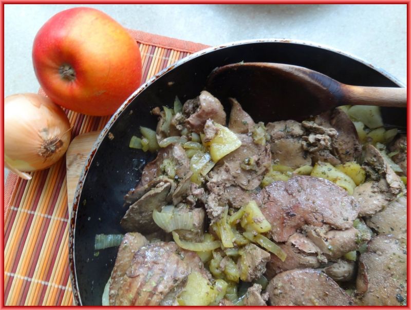 Wątróbka królicza z majerankiem