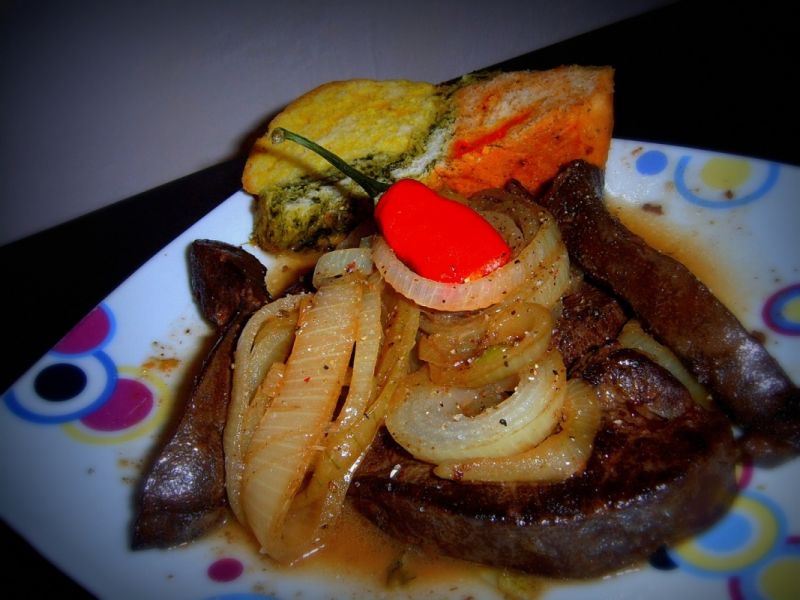 Wątróbka w maderze