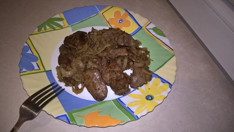 Wątróbka w marynacie z octu balsamicznego