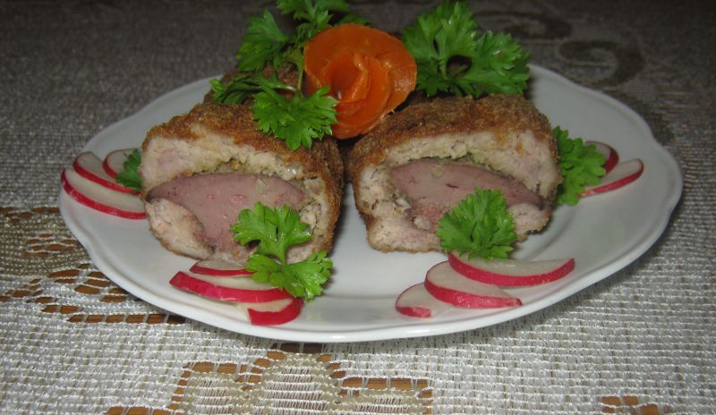 Wątróbka w mielonym Wątróbka w mielonym