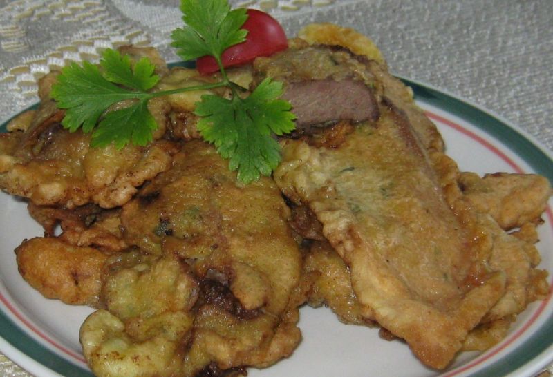 Wątróbka w naleśnikowej panierce