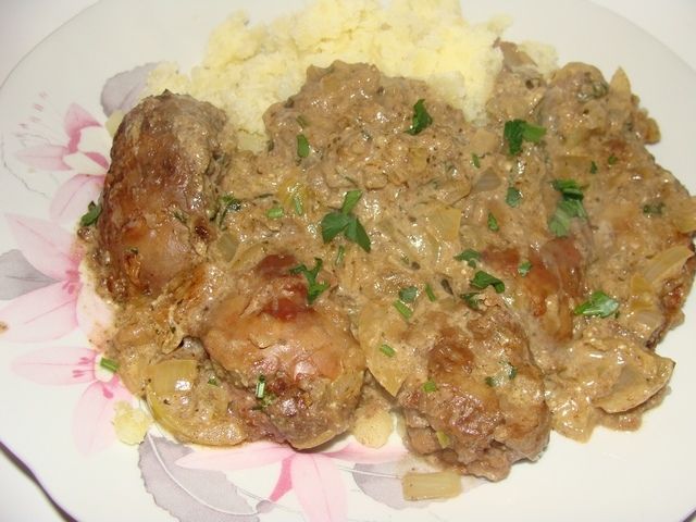 Wątróbka w sosie własnym Wątróbka w sosie własnym