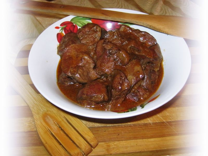 Wątróbka w sosie własnym